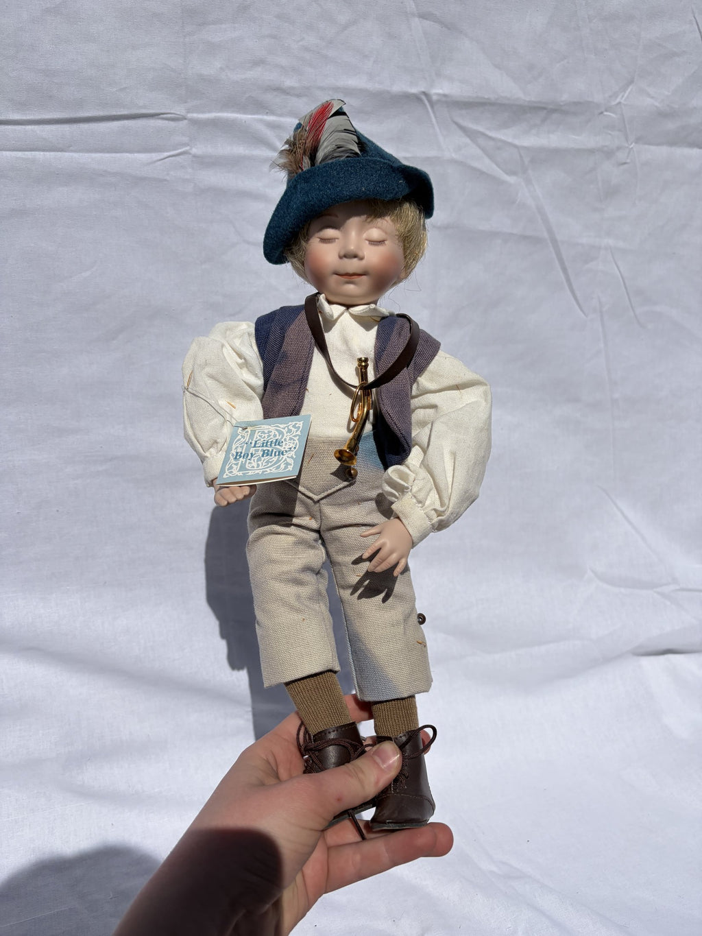 Dianna Effner Little Boy Blue Porcelain Doll Mother Goose Collection