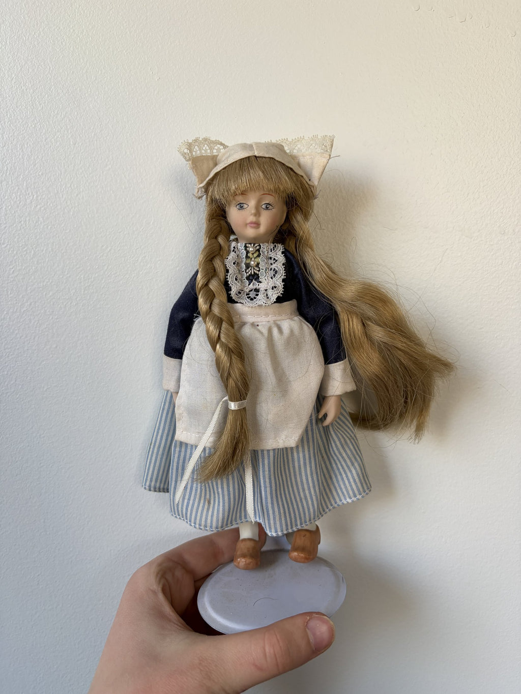 Set of Small Vintage Porcelain Dolls in International Costumes