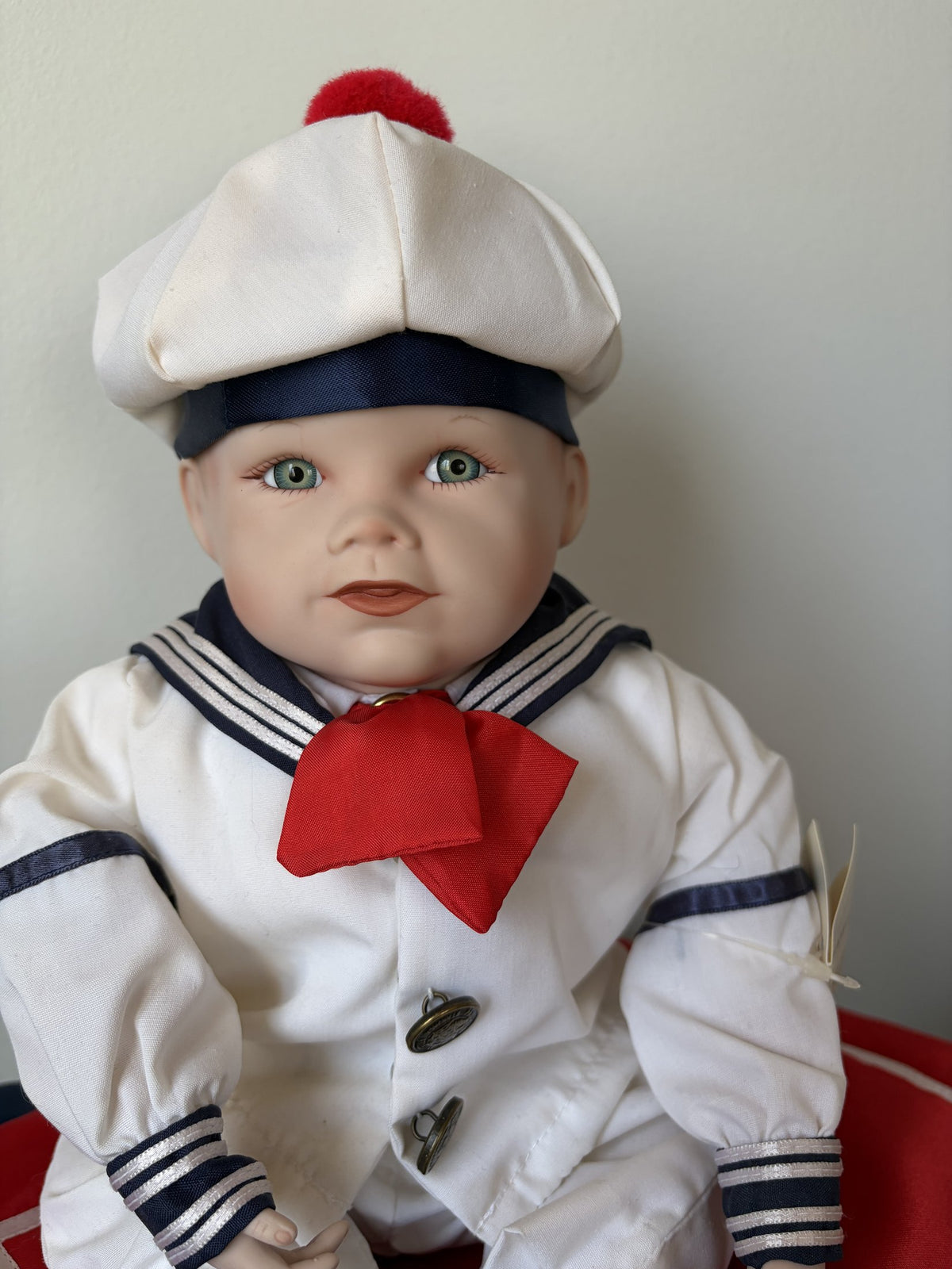 Yolanda Bello Porcelain Doll ‘Matthew’ Sailor Outfit Edwin M. Knowles