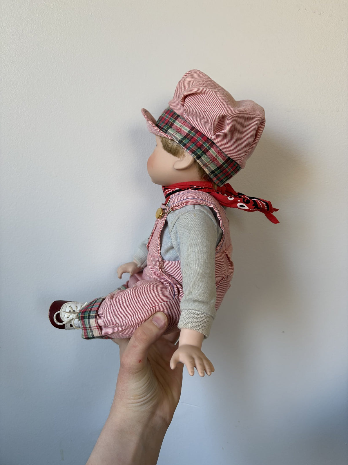 Danbury Mint 1990 Train Engineer Jimmy Porcelain Doll by Elke Hutchens