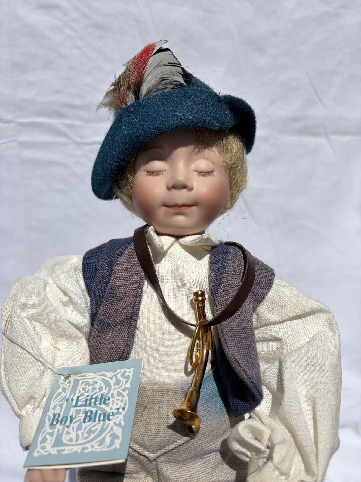 Dianna Effner Little Boy Blue Porcelain Doll Mother Goose Collection