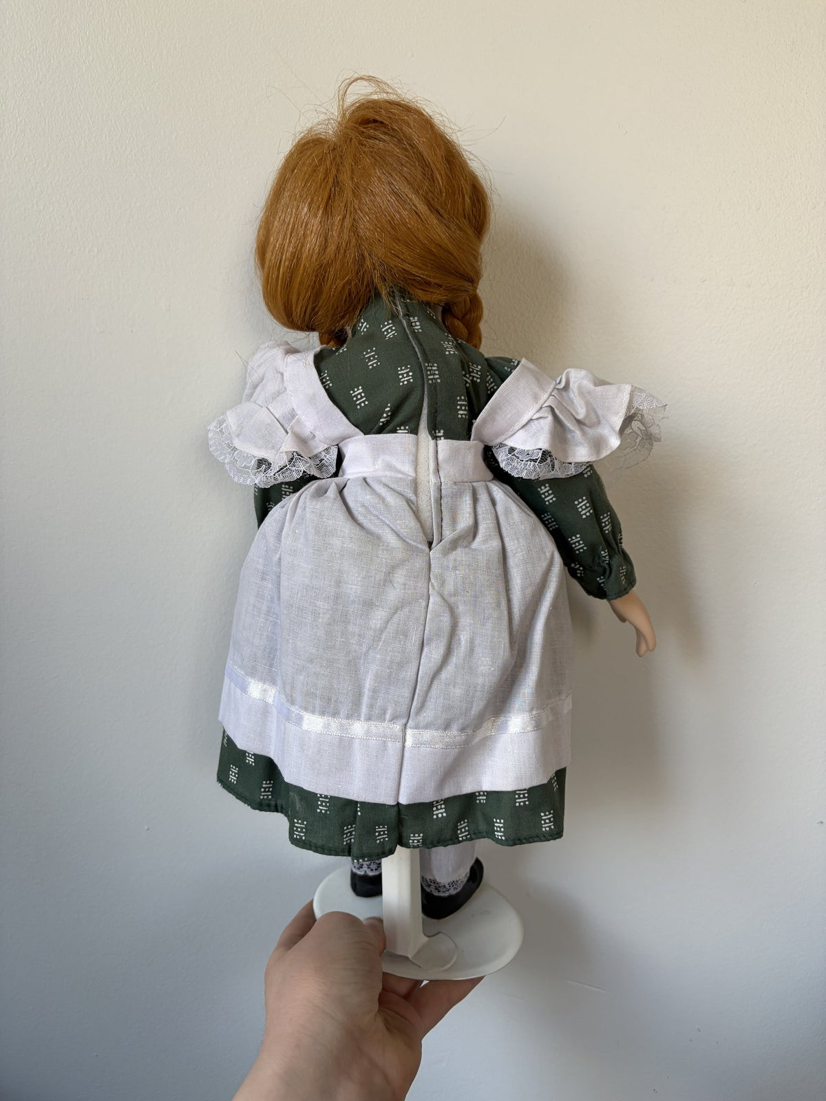 Anne of Green Gables Porcelain Doll with Red Hair and Braids
