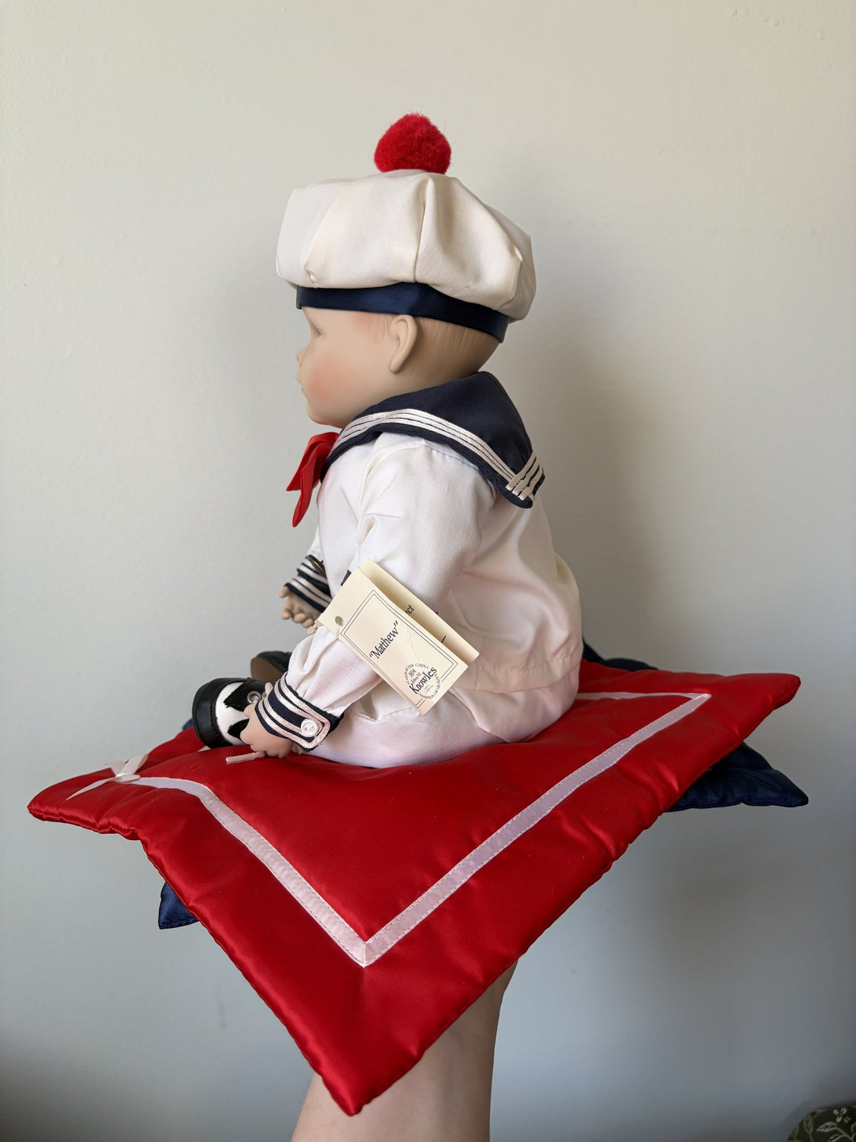 Yolanda Bello Porcelain Doll ‘Matthew’ Sailor Outfit Edwin M. Knowles