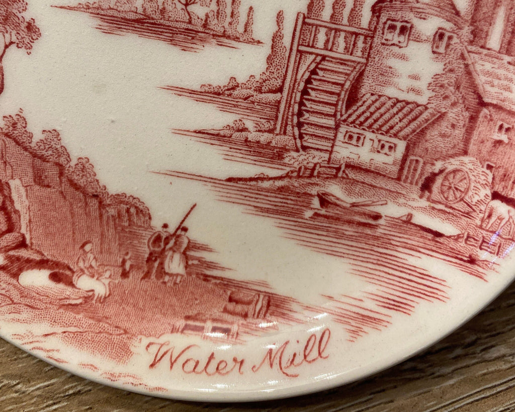 Set of 4 Johnson Brothers “Watermill” Miniature Plates — England — 4.2″