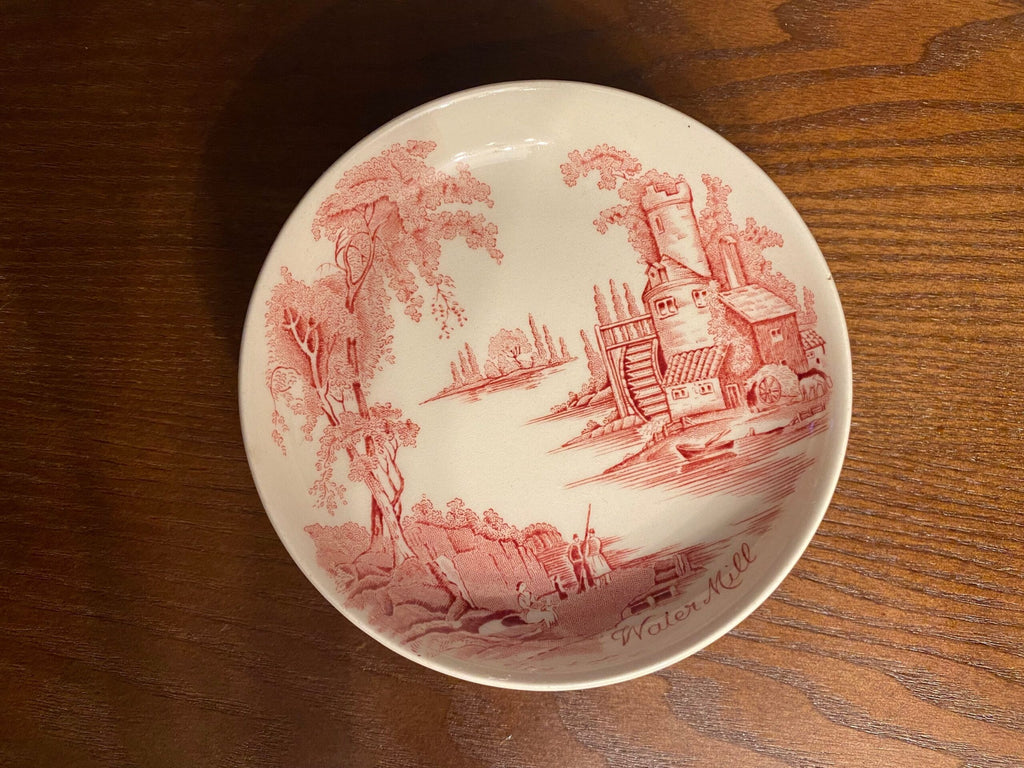 Set of 4 Johnson Brothers “Watermill” Miniature Plates — England — 4.2″