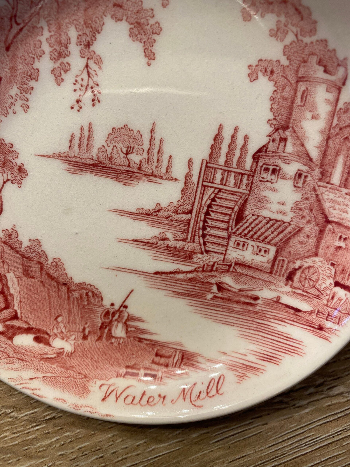 Set of 4 Johnson Brothers “Watermill” Miniature Plates — England — 4.2″