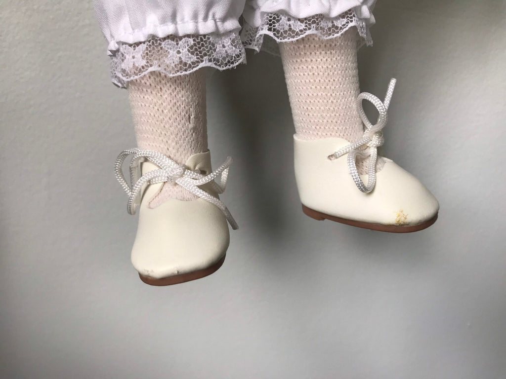 “Michelle” Cherished Dolls Porcelain Doll — Floral & Lace Dress