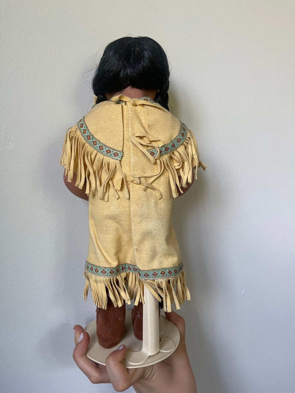 Perillo Artaffects “Shepherd” Native American Porcelain Doll with Lamb