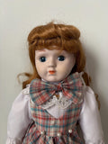 Vintage Porcelain Music Box Doll — Plays Music — 15.5″