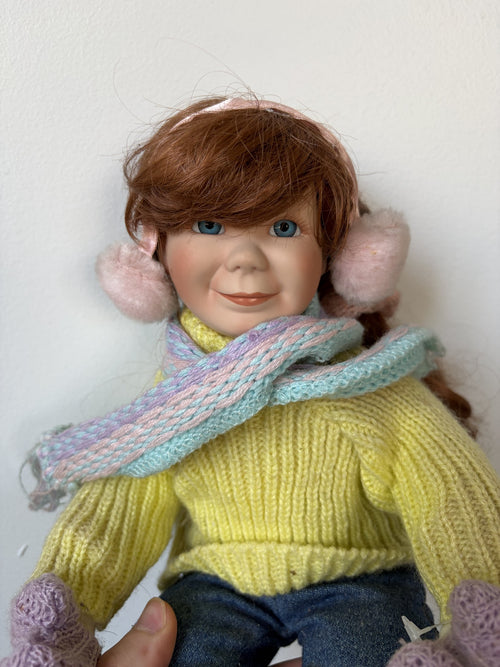Ashton-Drake Michelle Porcelain Doll Winterfest Collection 1992