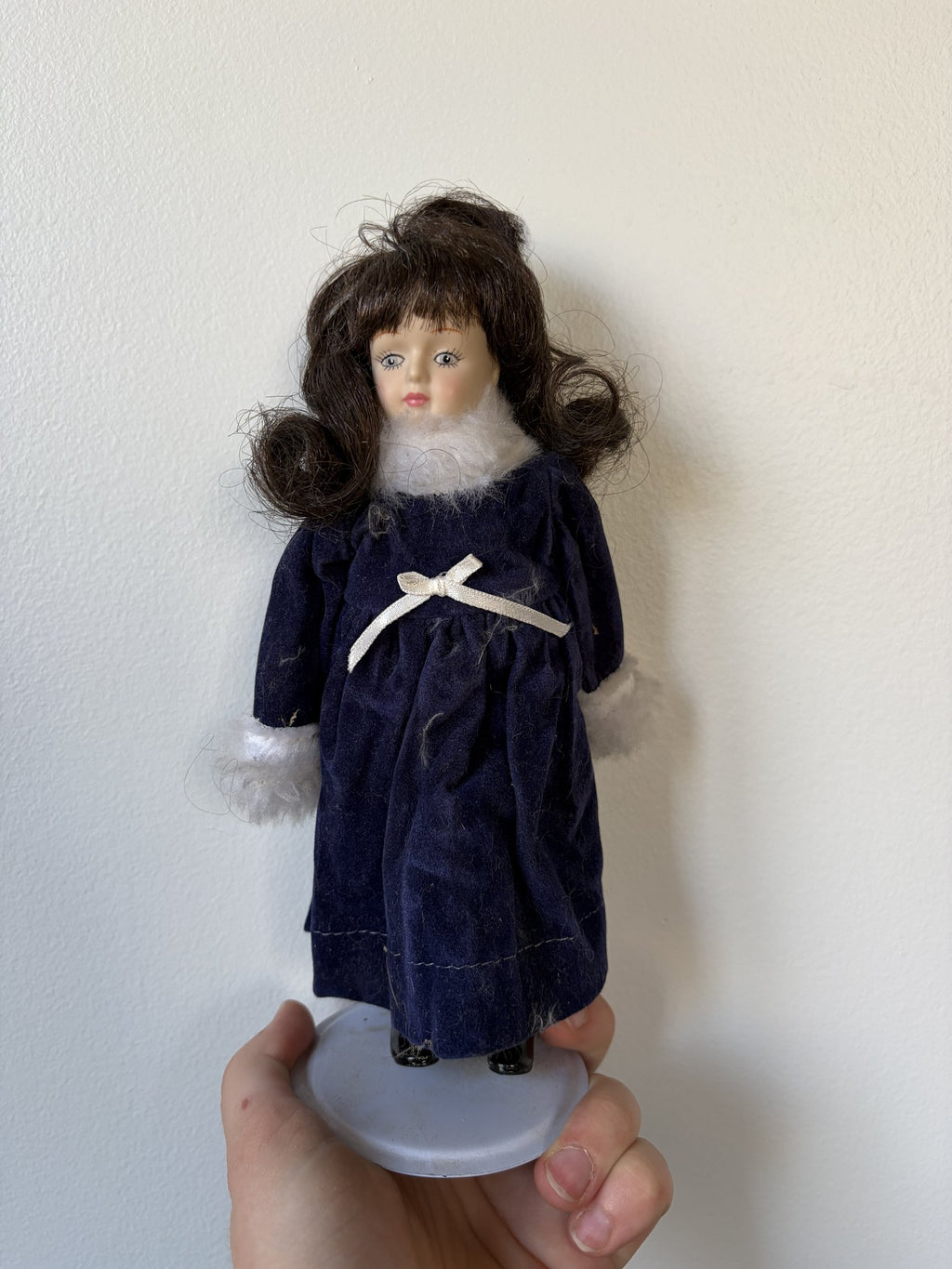 Set of Small Vintage Porcelain Dolls in International Costumes
