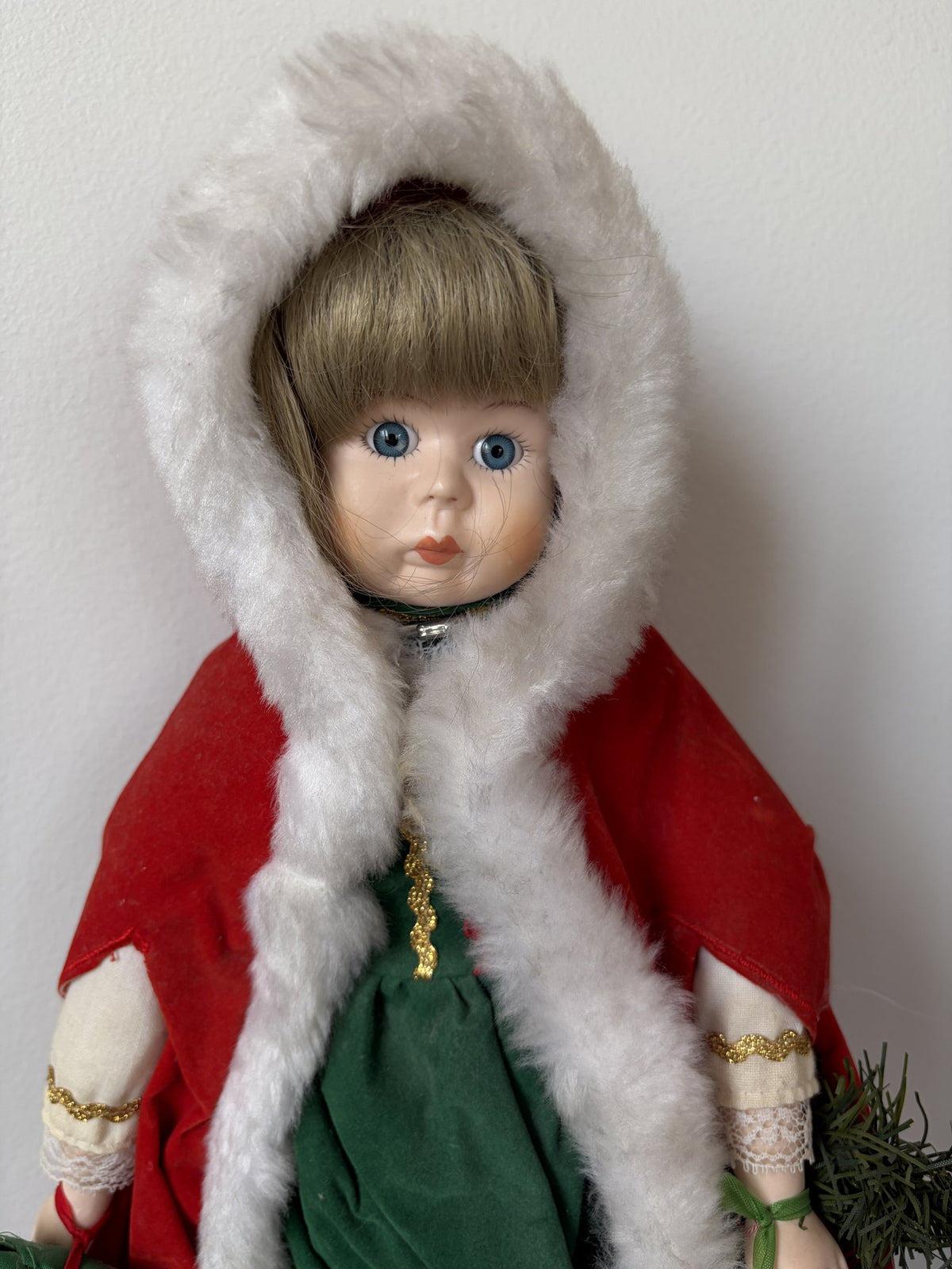 Brinn’s Collectible Porcelain Doll Christmas Edition PGH. PA
