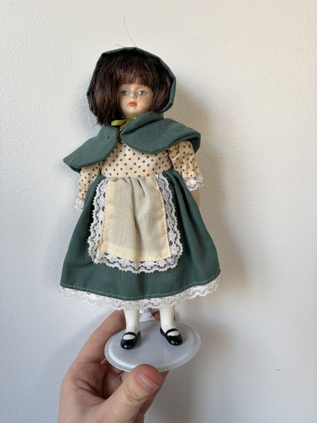Set of Small Vintage Porcelain Dolls in International Costumes