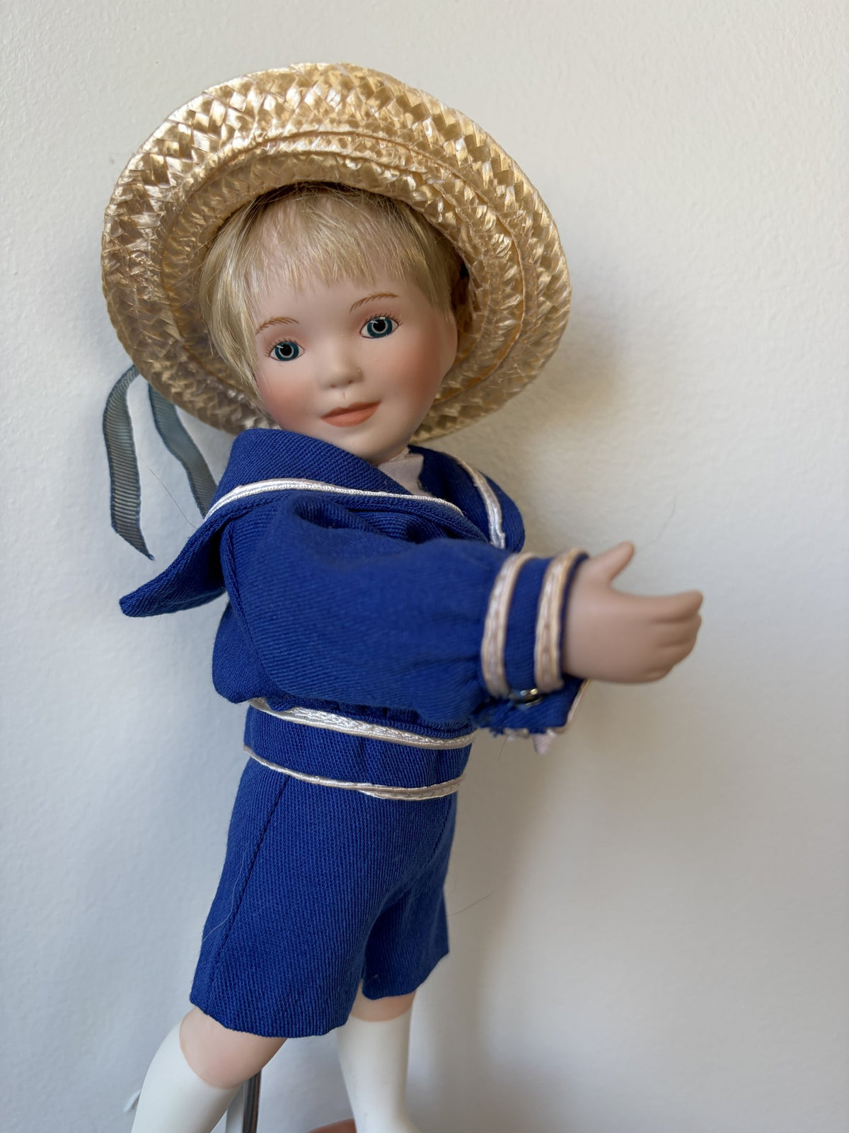 Danbury Mint Prince William Porcelain Doll in Sailor Suit