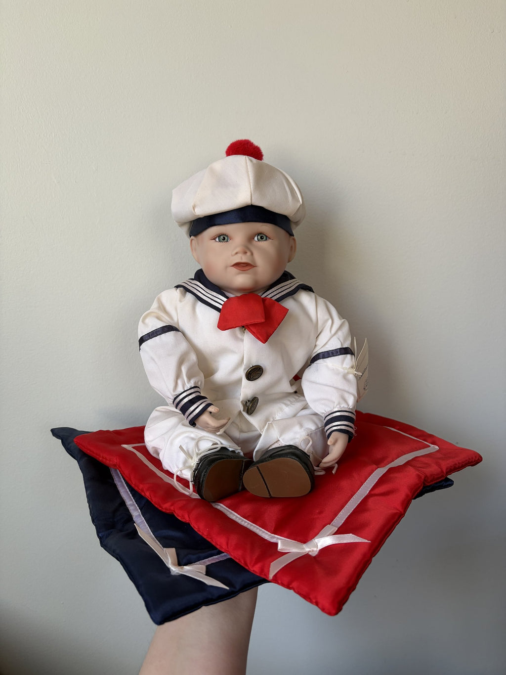Yolanda Bello Porcelain Doll ‘Matthew’ Sailor Outfit Edwin M. Knowles