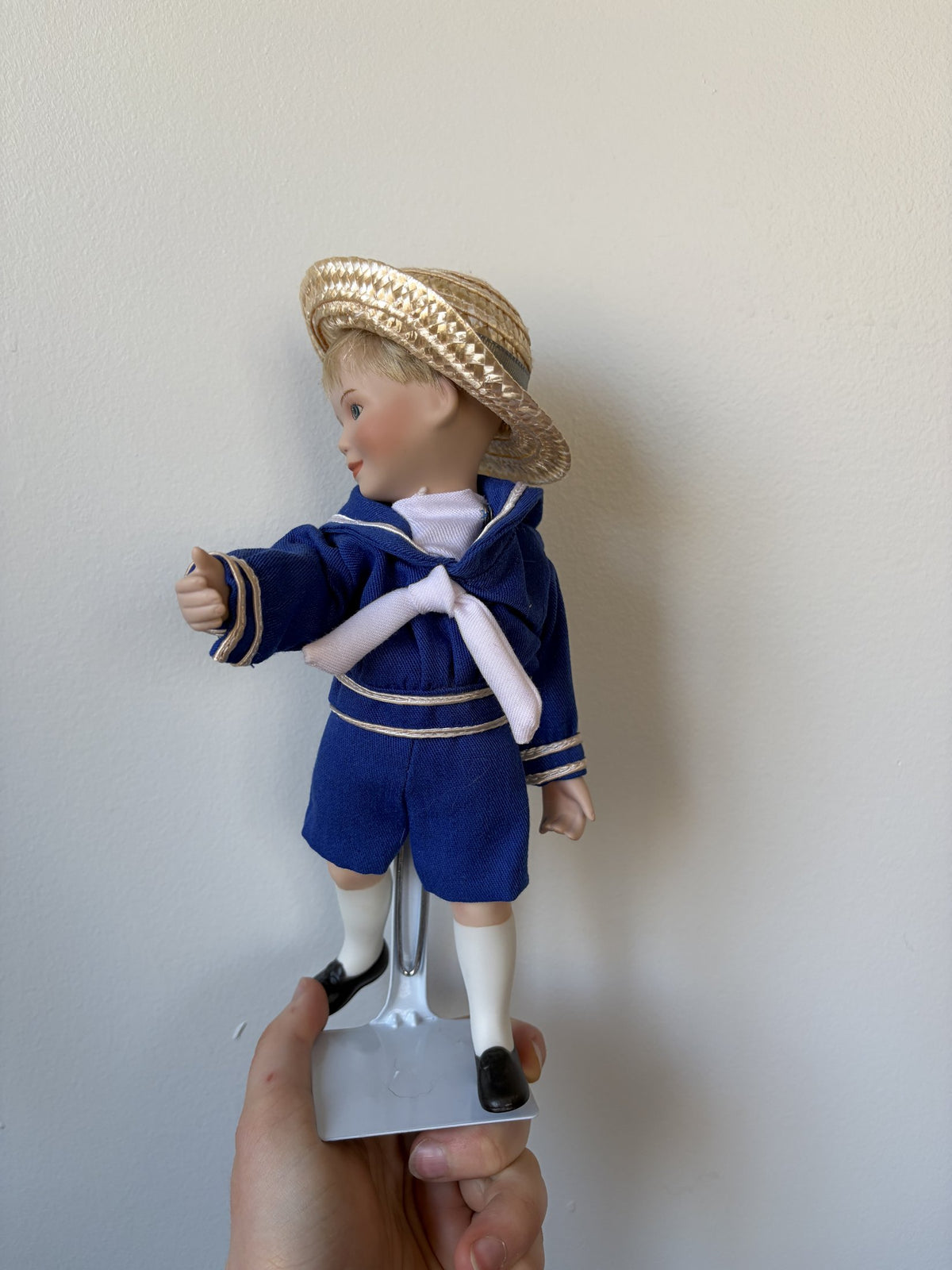 Danbury Mint Prince William Porcelain Doll in Sailor Suit