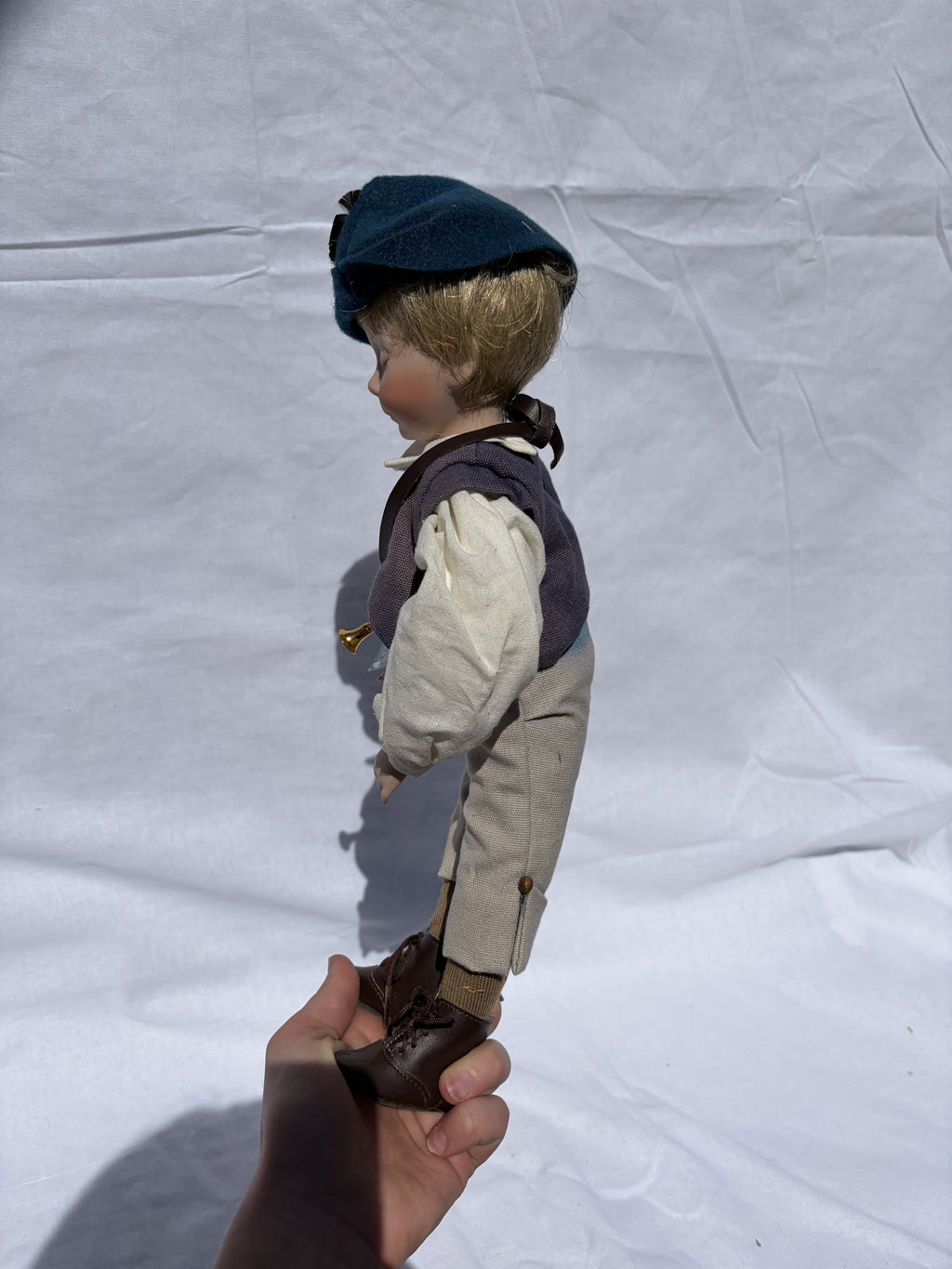 Dianna Effner Little Boy Blue Porcelain Doll Mother Goose Collection
