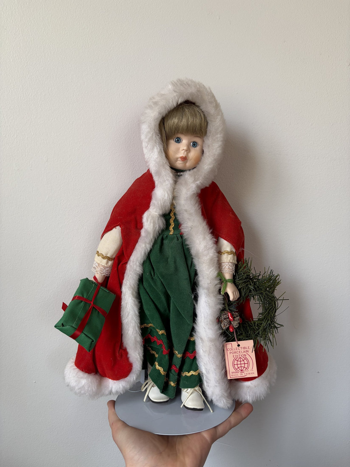 Brinn’s Collectible Porcelain Doll Christmas Edition PGH. PA